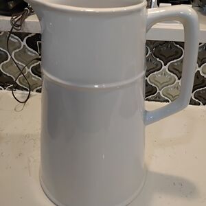 Classic White Pitcher